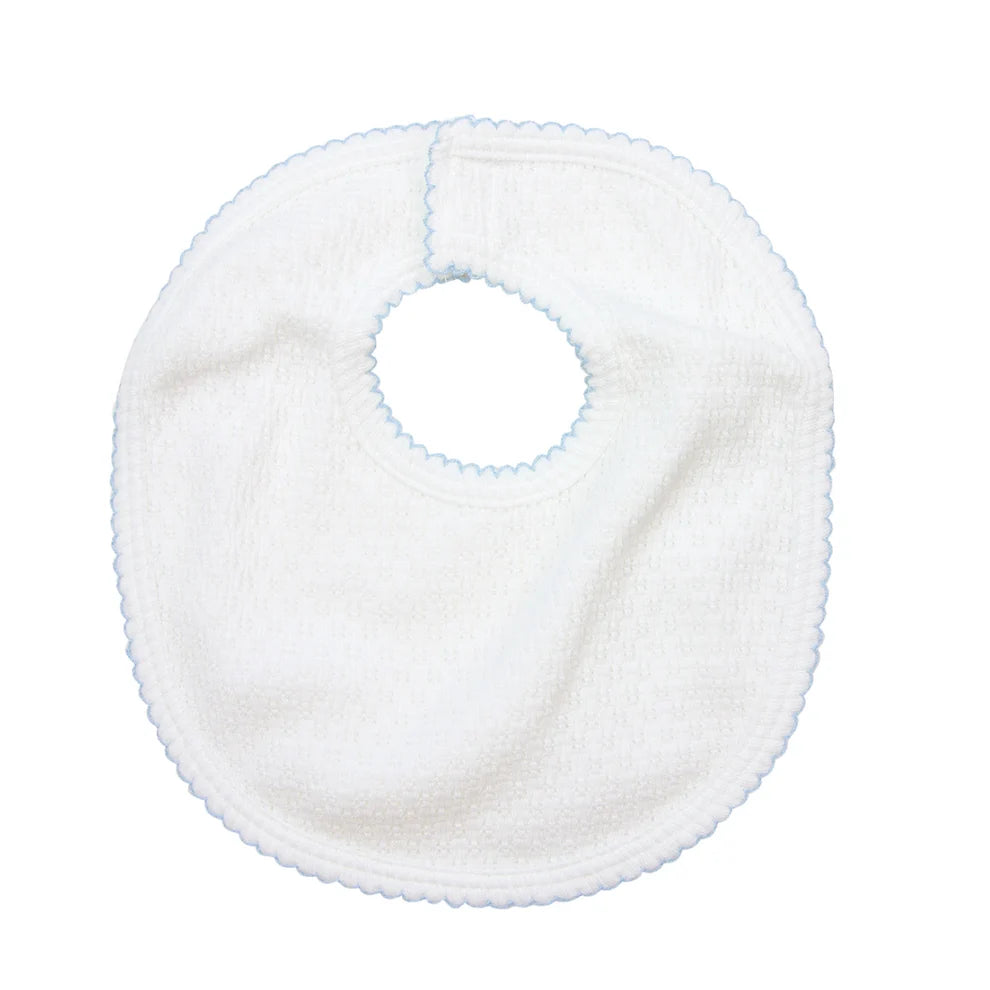 PatyKnit™ Blue Velcro Bib Eyelet Trim