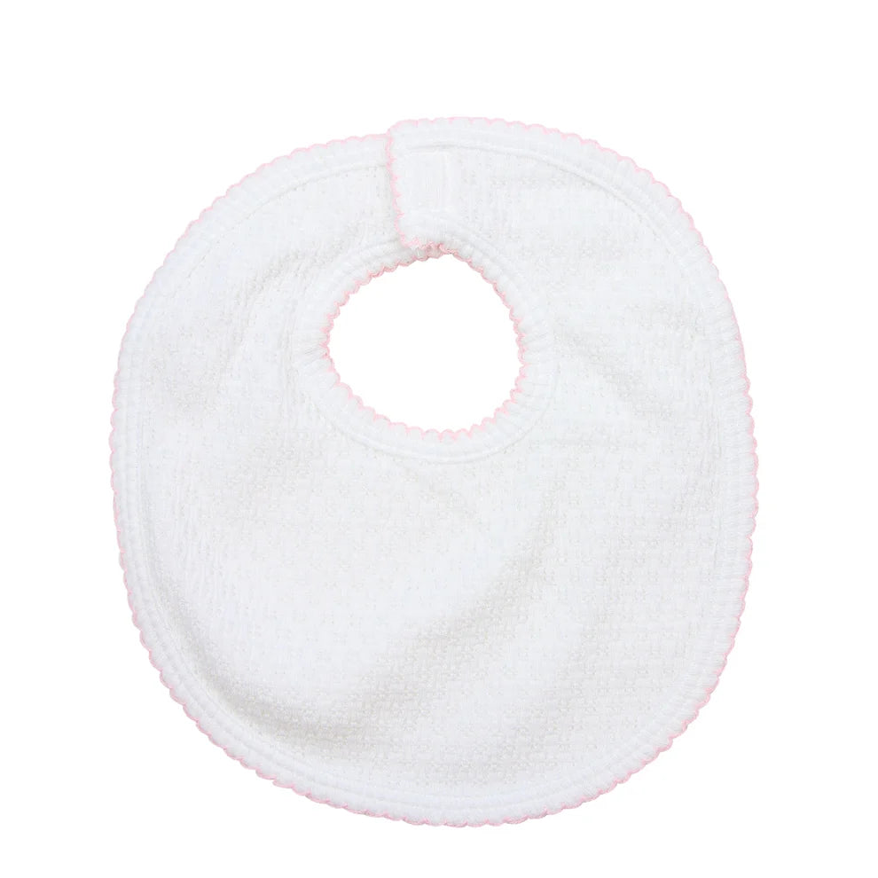 PatyKnit™ Pink Velcro Bib Eyelet Trim