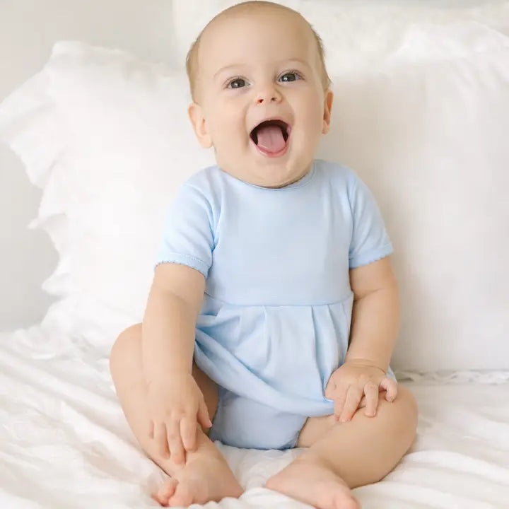 Magnolia Baby Essentials Solid Blue Bubble