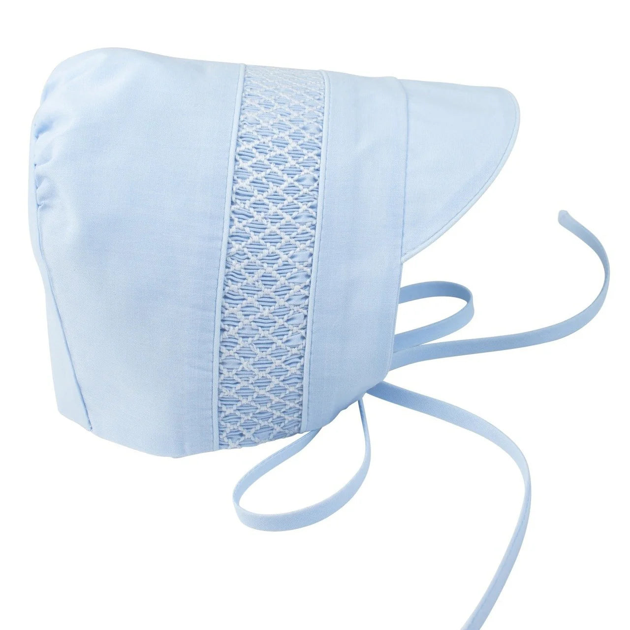 Feltman Brothers Boys Blue Smocked Bonnet