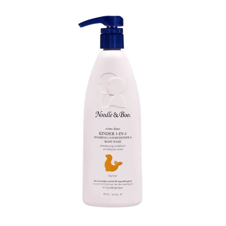Noodle and Boo Kinder 3-in-1 Shampoo, Conditioner & Body Wash, 16 oz