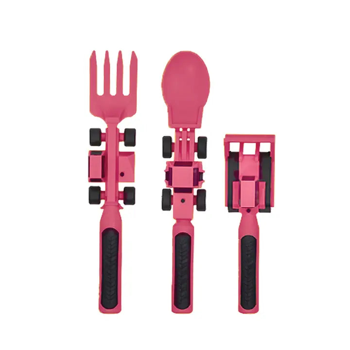 Set of 3 Construction Utensils- Pink