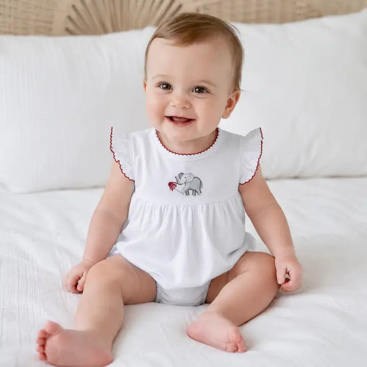 Roll Baby Roll Hand-Embroiderd Flutters Bubble