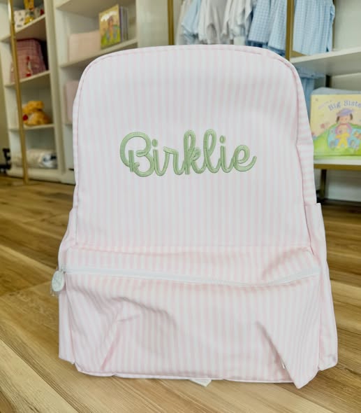 TRVL Pink Stripe Pimlico Backpacker