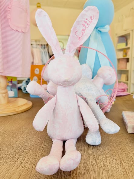 TRVL Pink Bunny Toile
