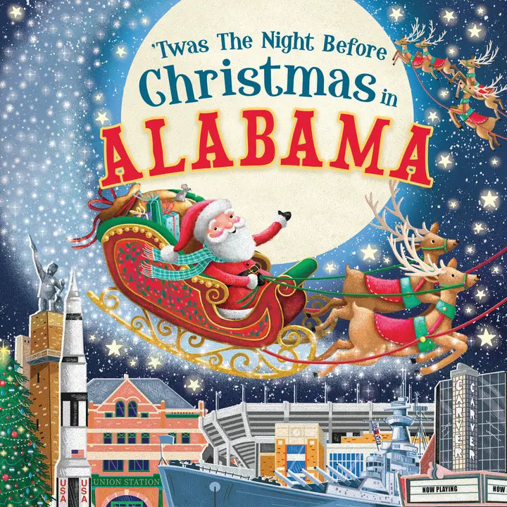 'Twas The Night Before Christmas in Alabama (Hardcover)
