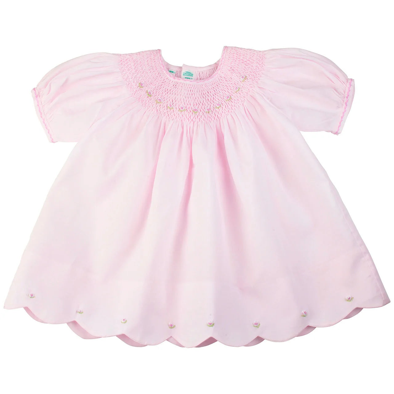 Feltman Brothers Scalloped Bishop Dress with Panty
