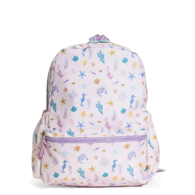 Seaside TRVL Backpack with Single Applique Initial