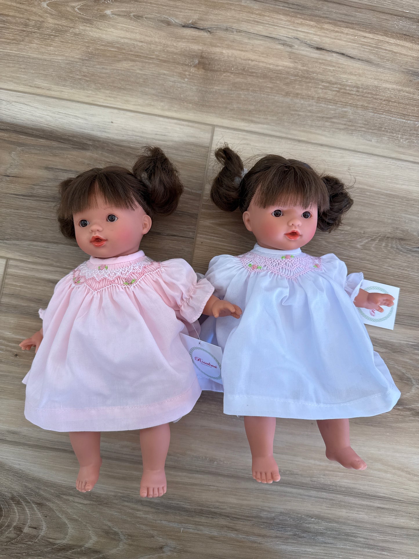 10" Bella Rosalina Baby Doll (Brown Hair + Brown Eyes)