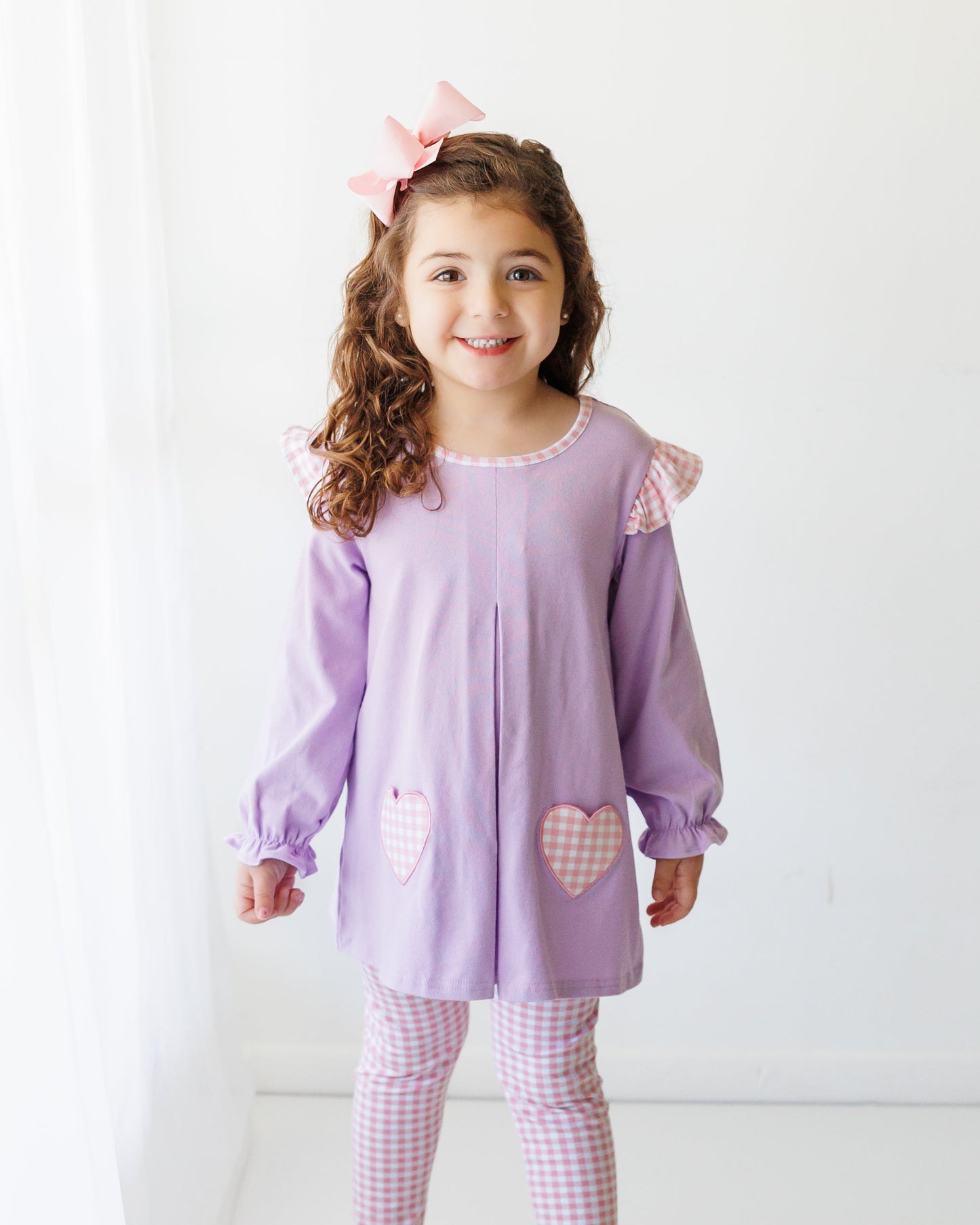 Jellybean Heart Pocket Pants Set