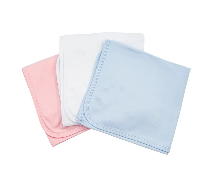 White Blanket with Plain Edge