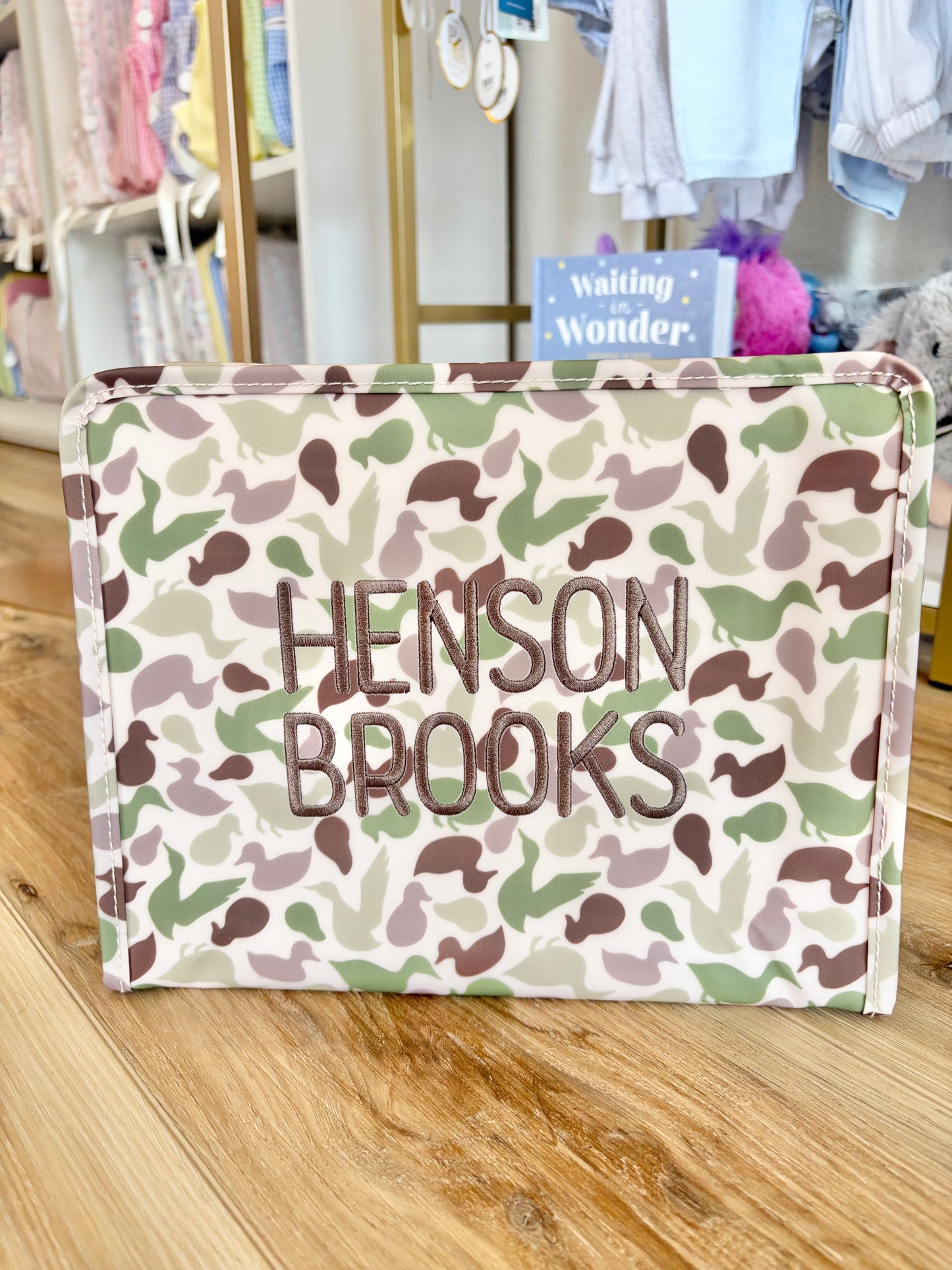 TRVL Pimlico Decoy Camo Large Roadie- Graham Font Name