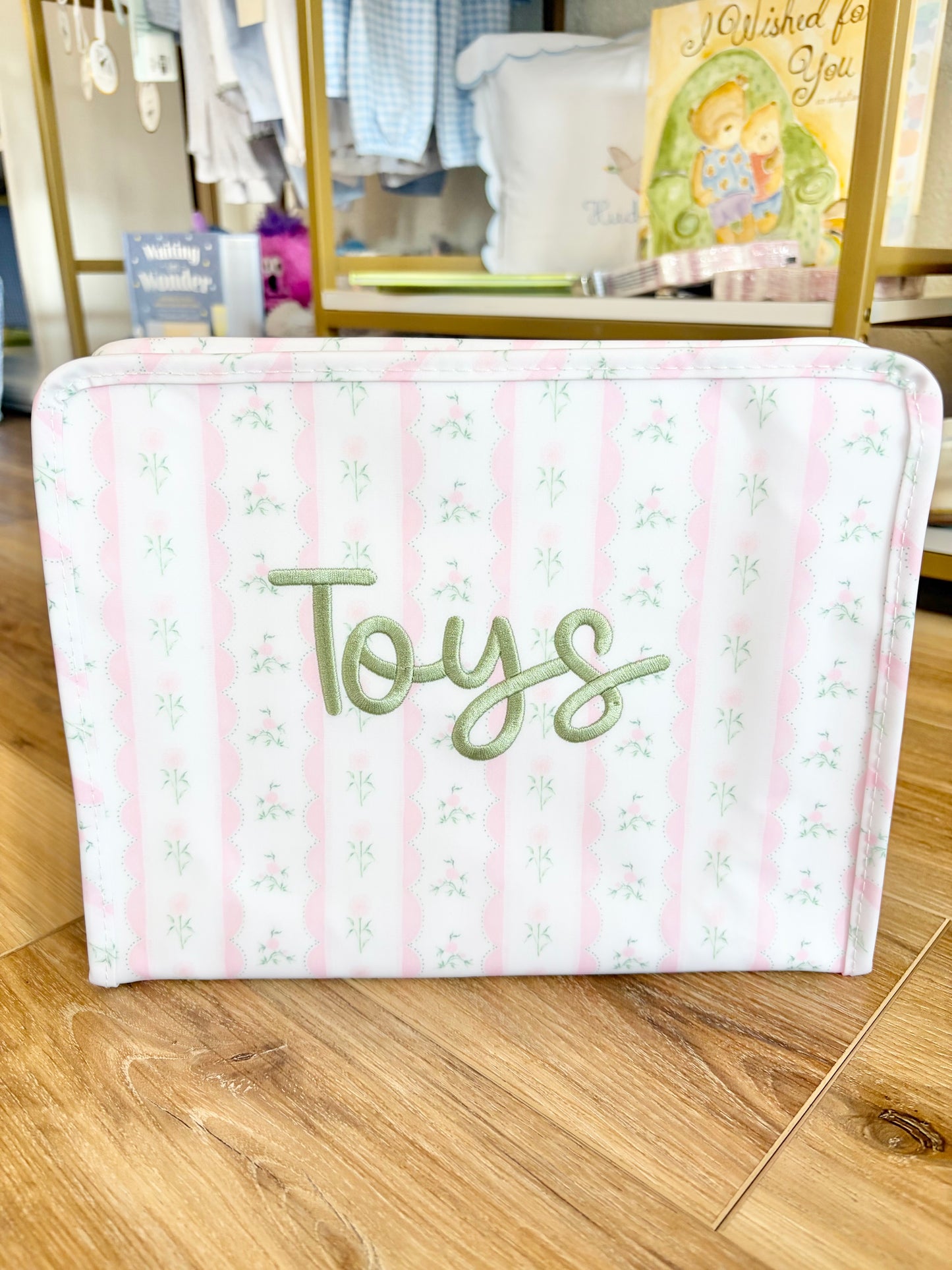 TRVL Pink Ribbon Floral Large Roadie “Toys”
