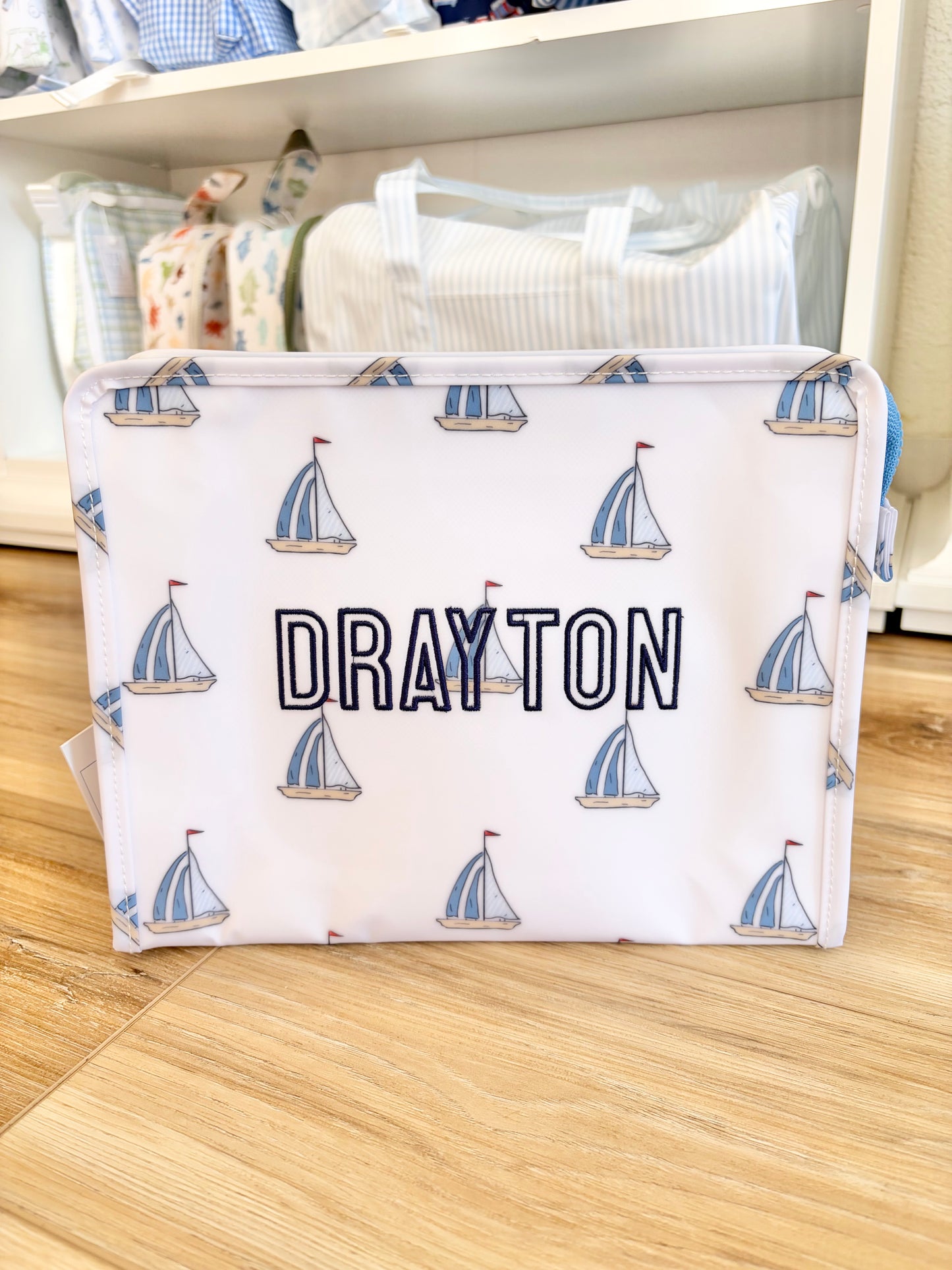 TRVL Sail Away Large Roadie- Miller Font Name