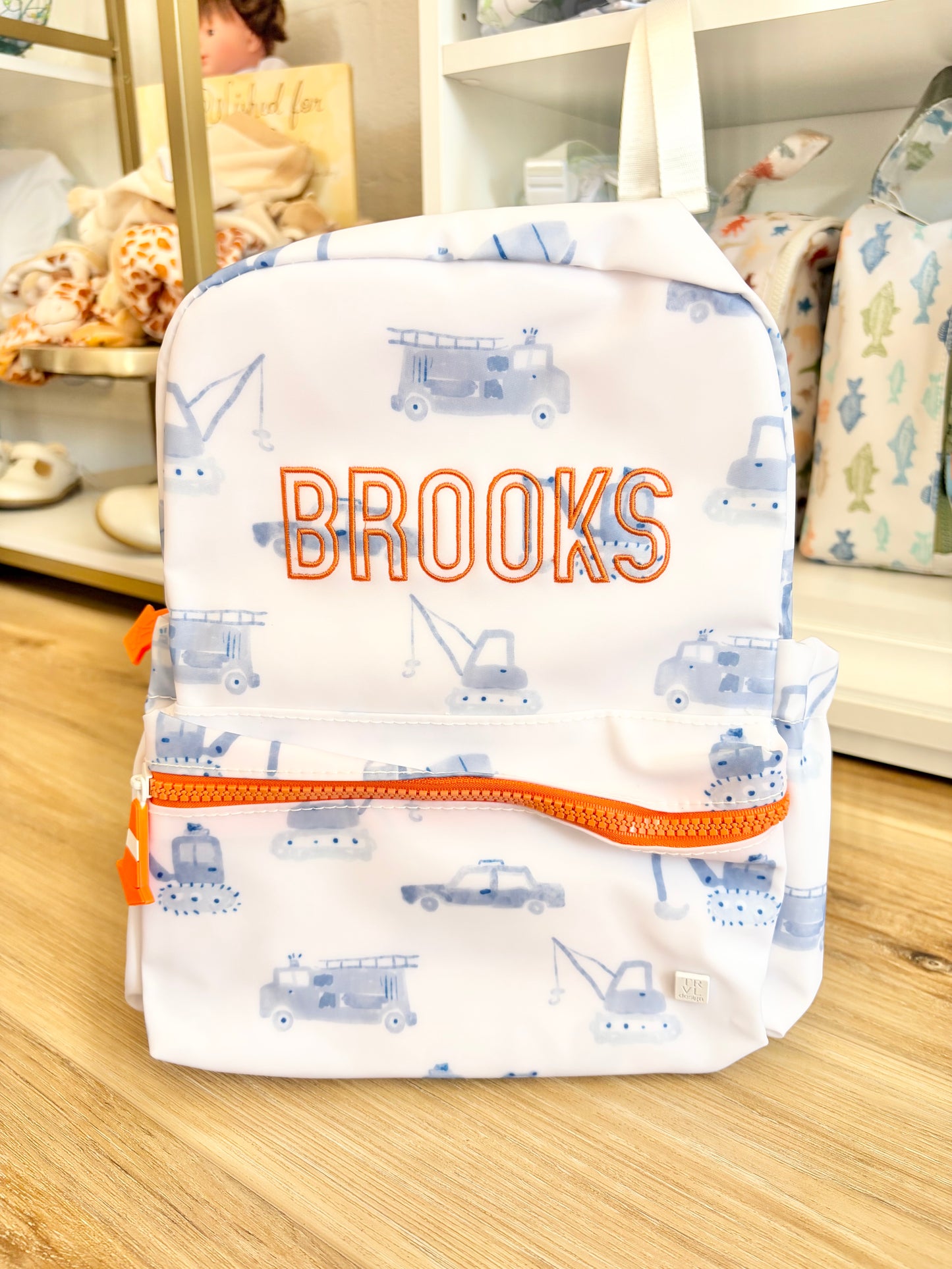 TRVL Dig It Mini Backpack- Miller Font Name