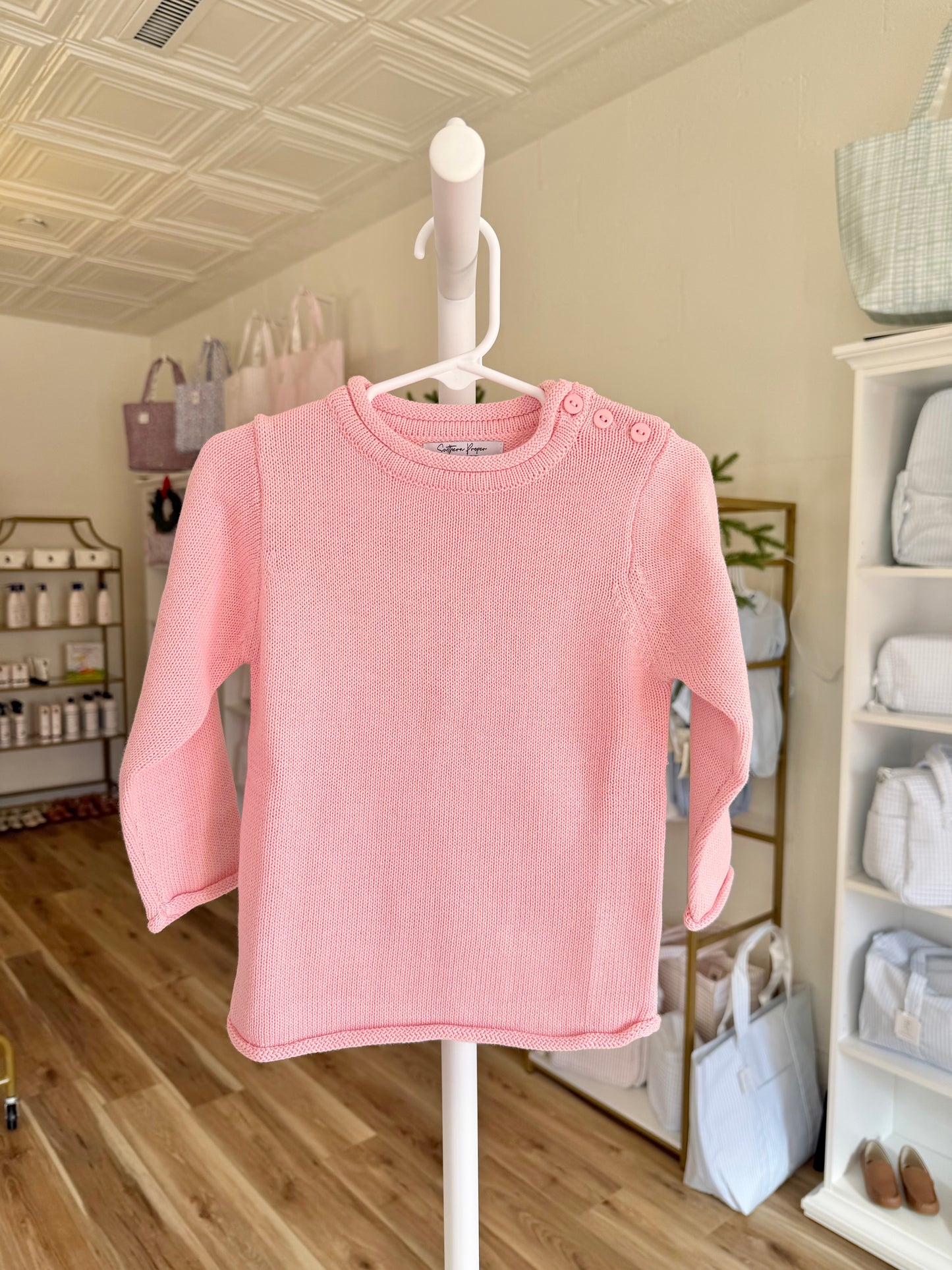 Pink Rollneck Sweater