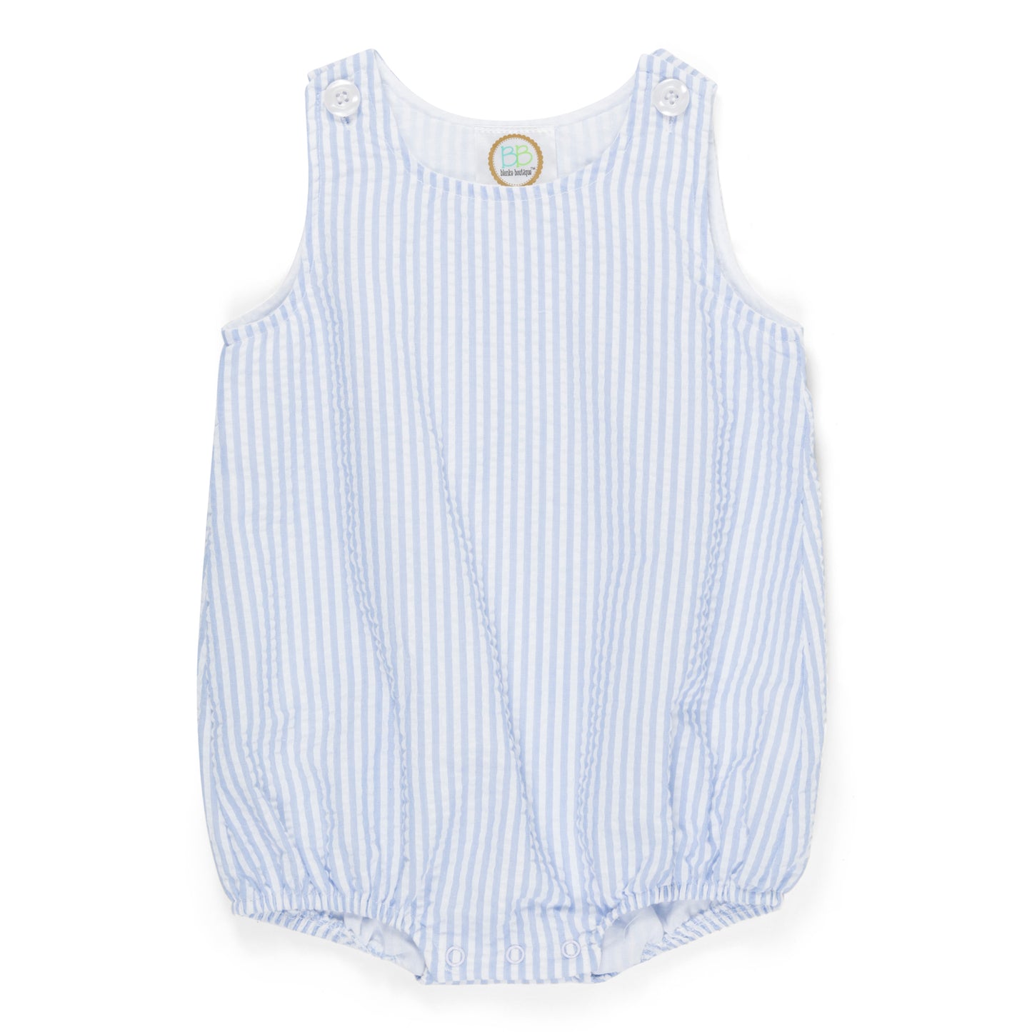 Blue Seersucker Stripe Sun Bubble