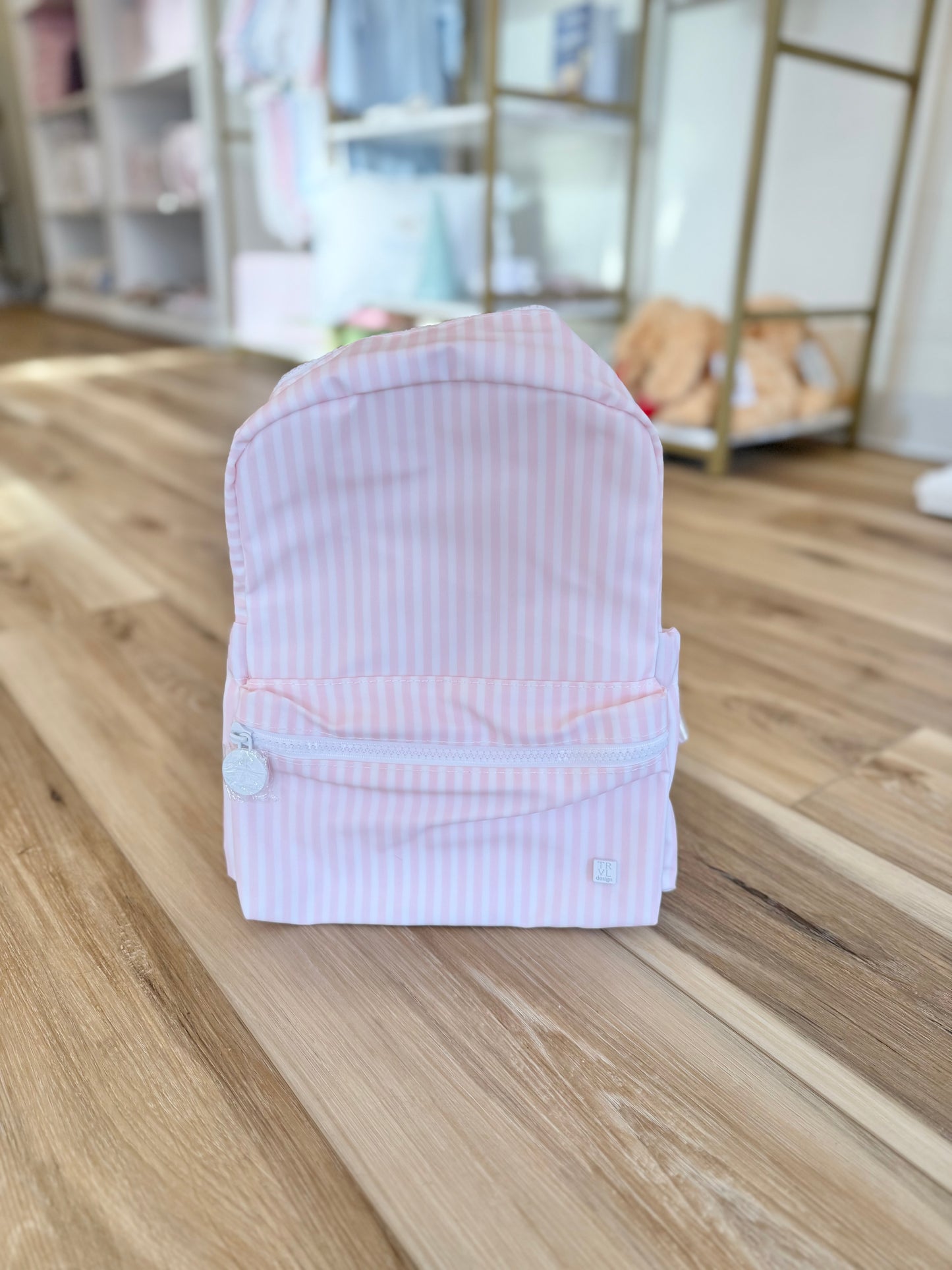 TRVL Pimlico Pink Stripe Mini Backer