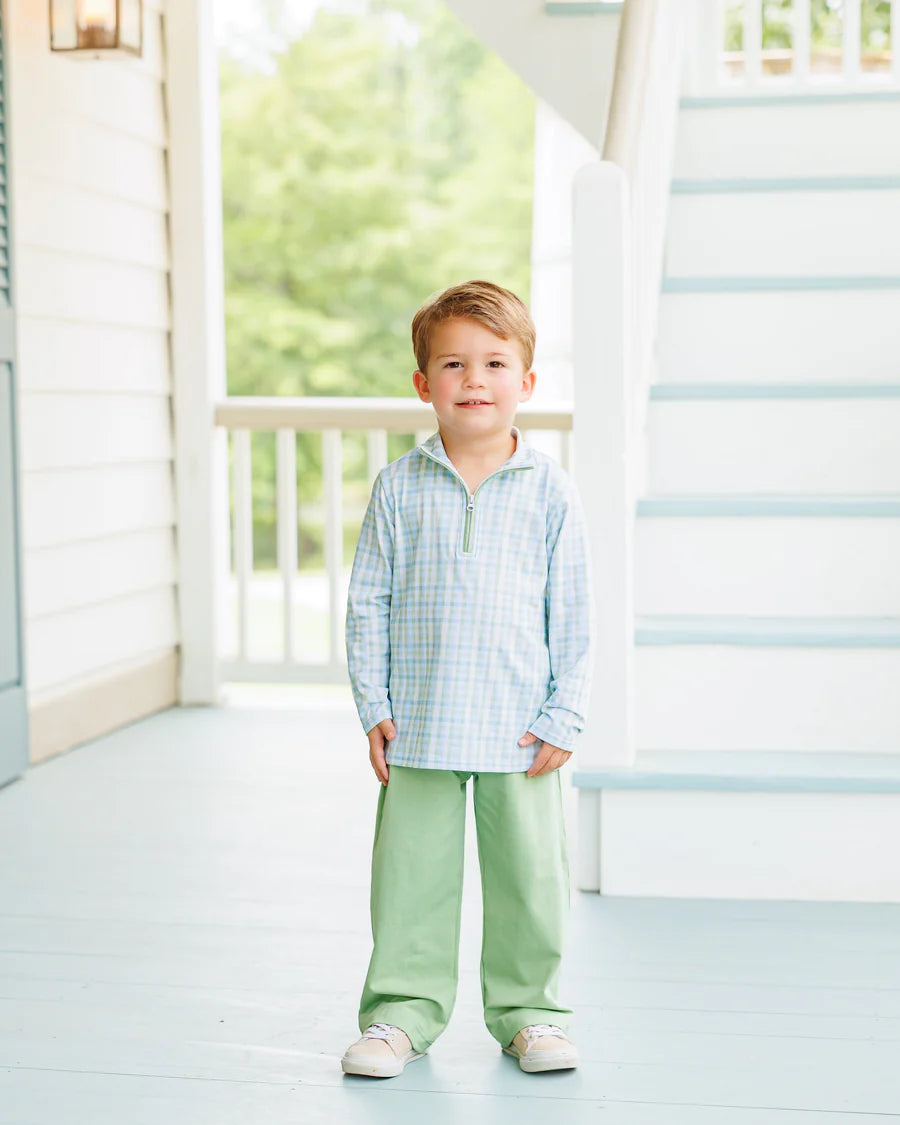 Basin Plaid Evan Pullover Pants Set