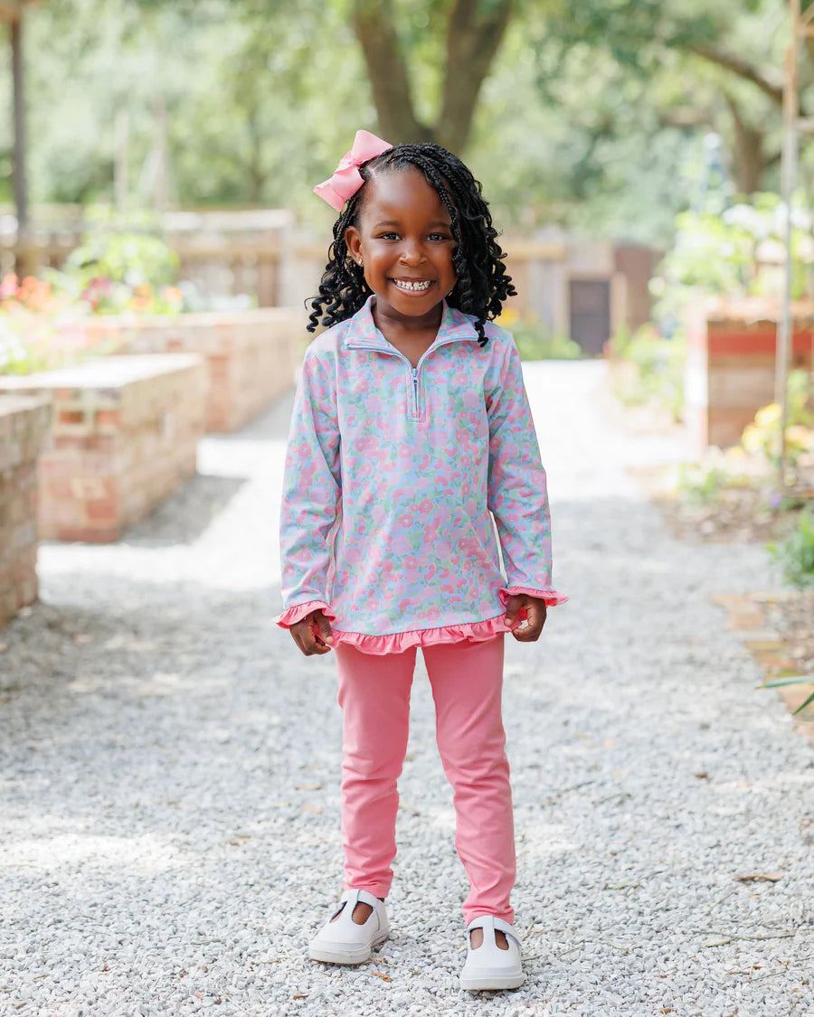 Cottage Blooms Elise Ruffle Pullover Set
