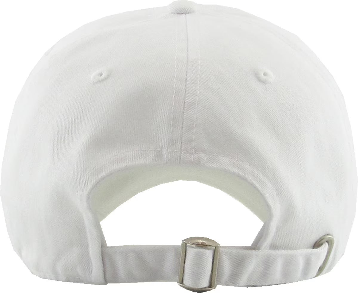 White Kids Baseball Hat