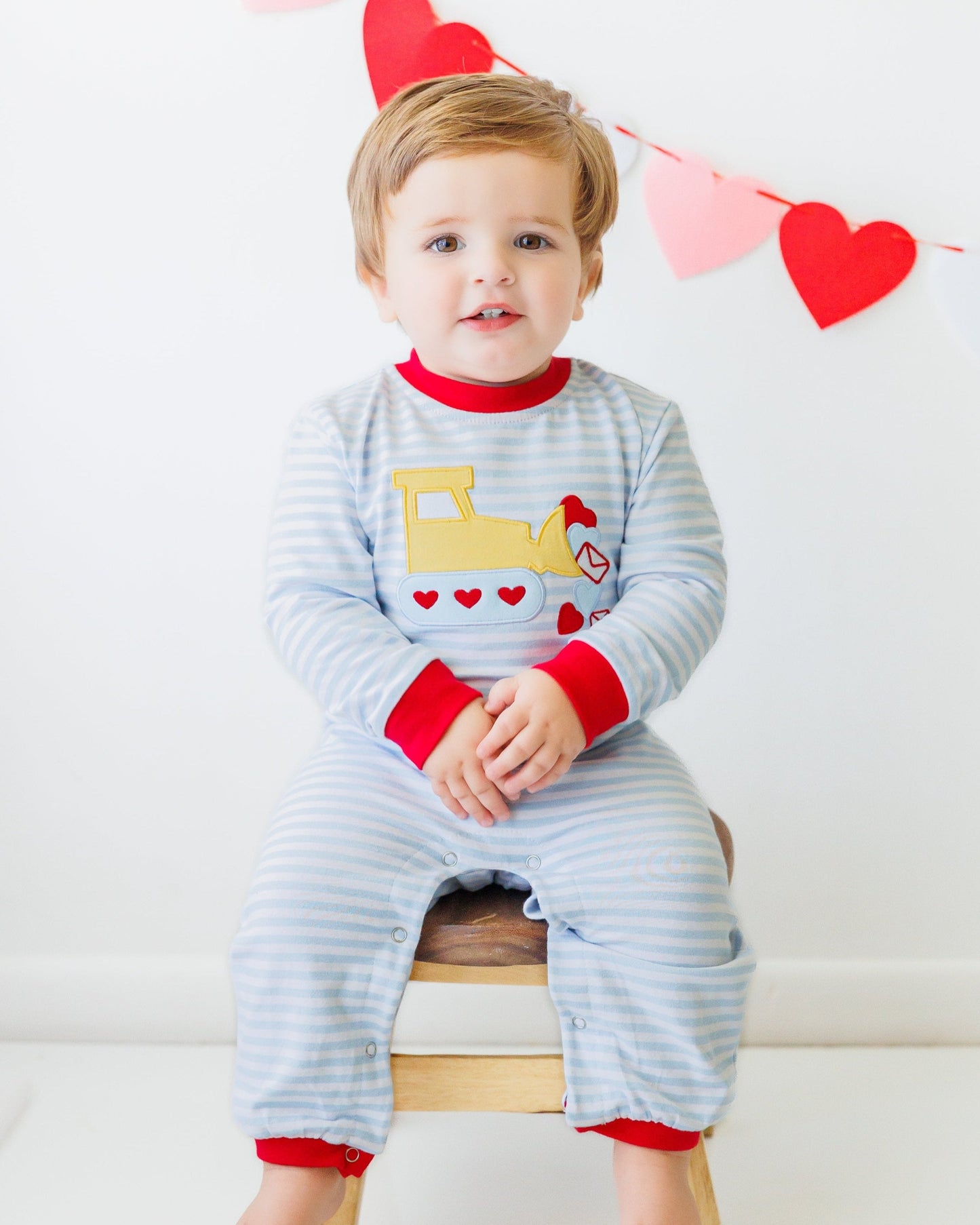 Jellybean Loads of Love Romper