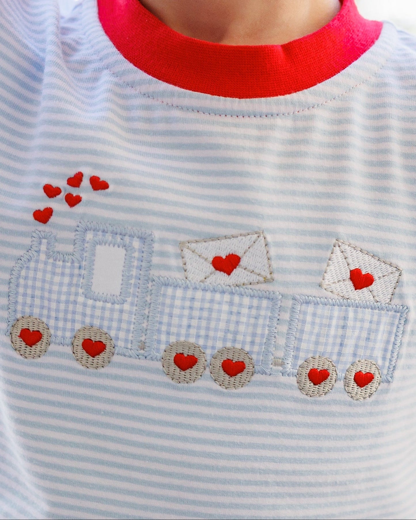 Jellybean Love Train Romper