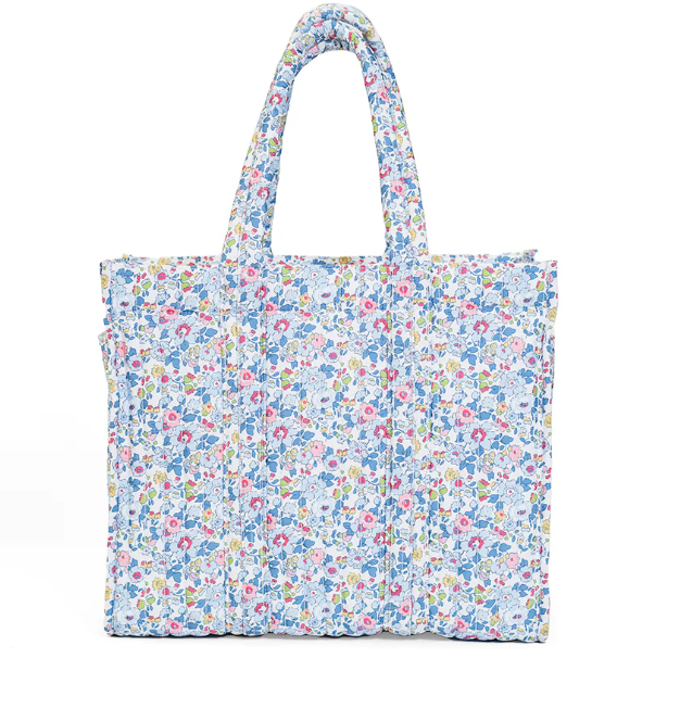 TRVL Bridgehampton Floral Quilted Tote