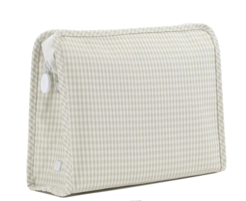 TRVL Pearl Grey Gingham Medium Roadie