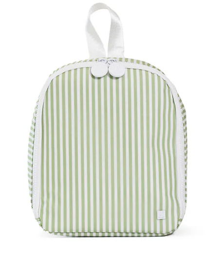 TRVL Pimlico Stripe Sage Bring It Lunch Bag