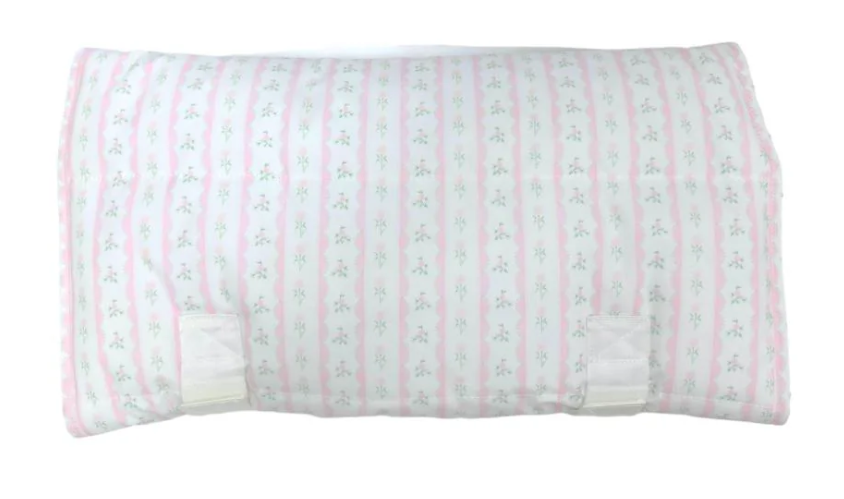 TRVL Pink Ribbon Floral Nap Mat