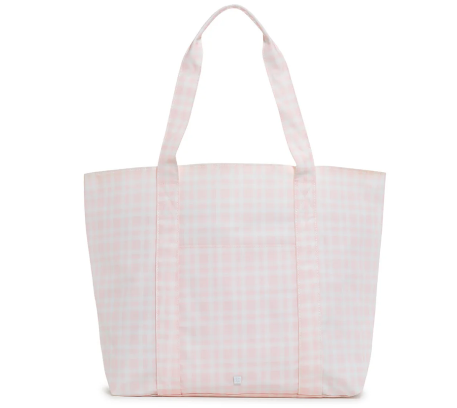 TRVL XL Pimlico Pink Plaid Tote