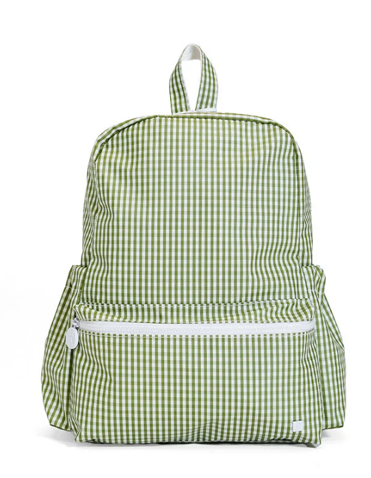 TRVL Gingham Moss Backpacker
