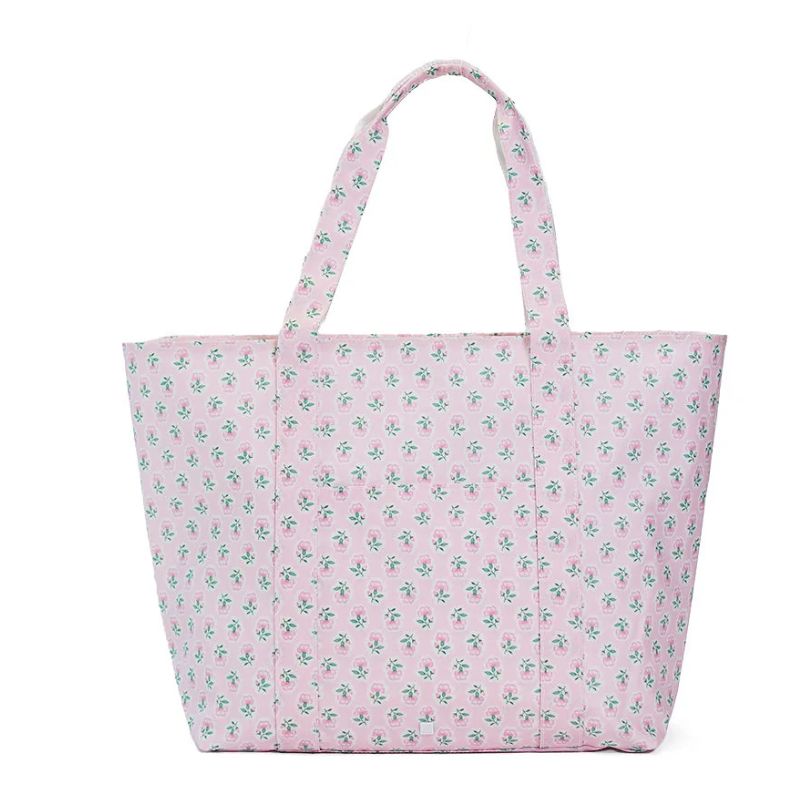 TRVL XL Petite Fleur Pink Tote