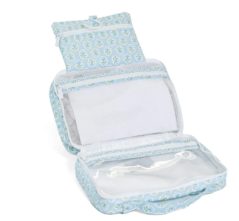 TRVL Petite Fleur Blue Hanging Bag