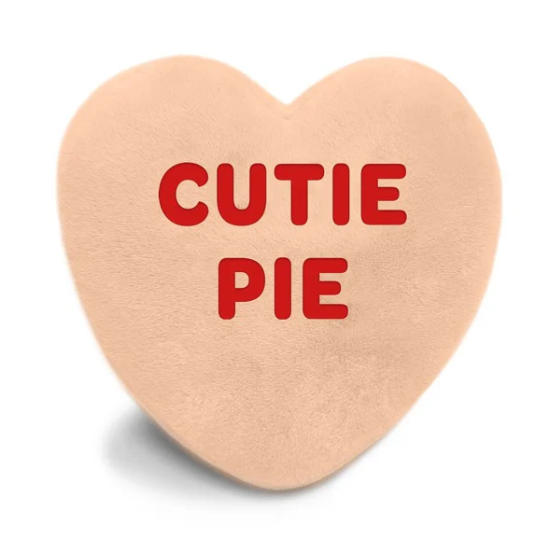 Sweethearts Peach Cutie Pie Convo Heart Warmies
