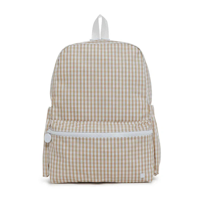 TRVL Gingham Khaki Mini Backer