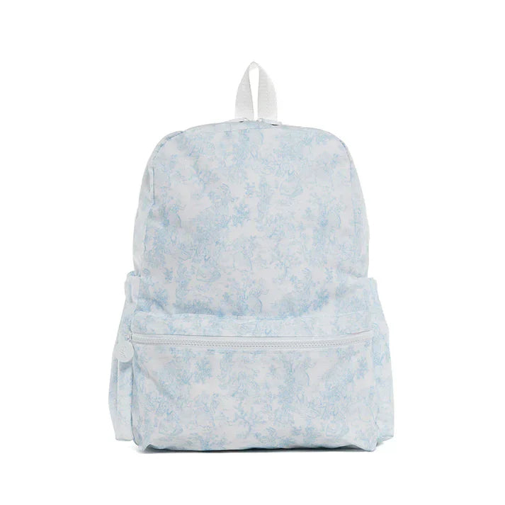 TRVL Blue Bunny Toile Mini Backer