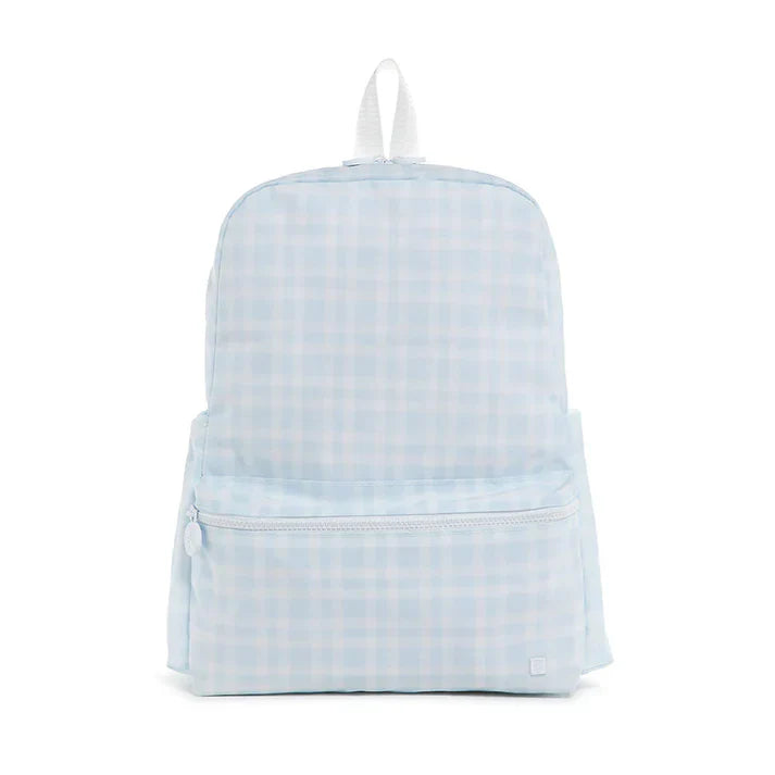 TRVL Blue Plaid Mini Backer
