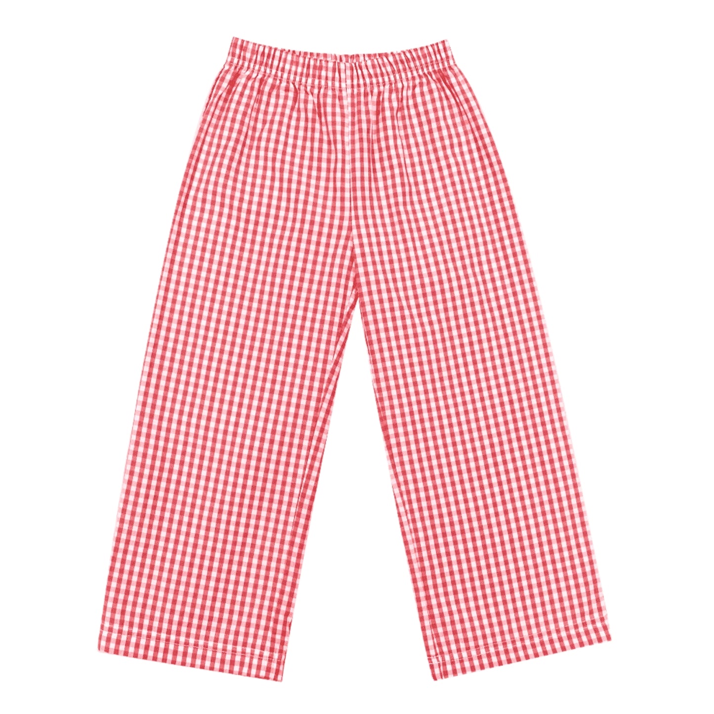 Red Gingham Pants