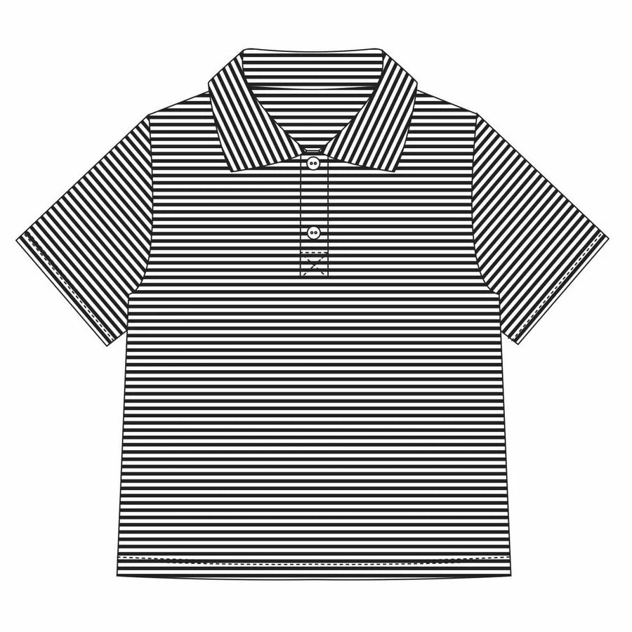 Jellybean Black Stripe Michael Polo