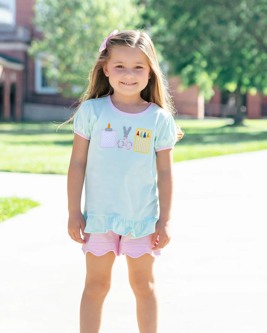 Jellybean Ready, Set, Learn Scallop Short Set