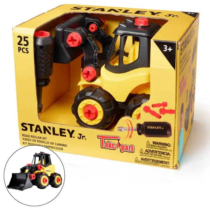Red Toolbox Stanley Jr. Take Apart Classic Front Loader Kit