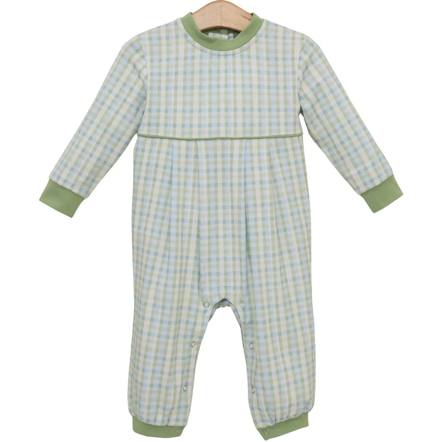 Basin Plaid Patrick Romper