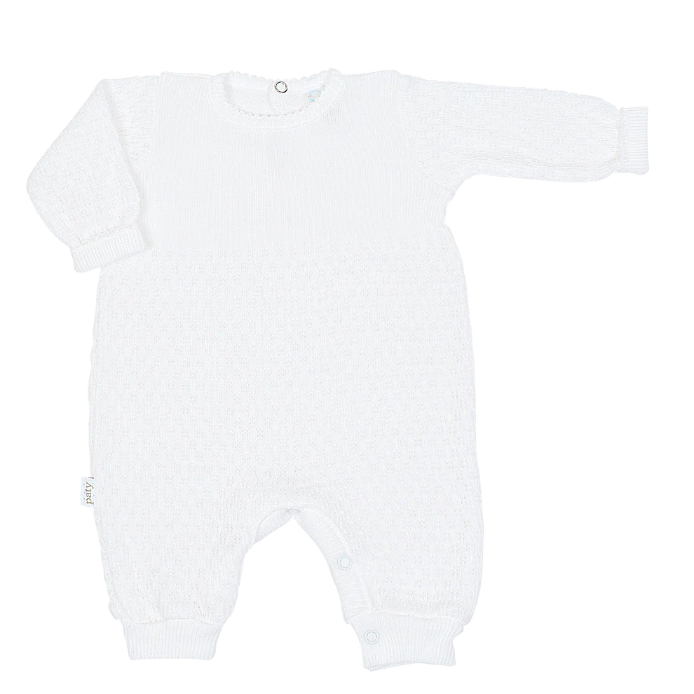 Paty Red Trim Knit Romper