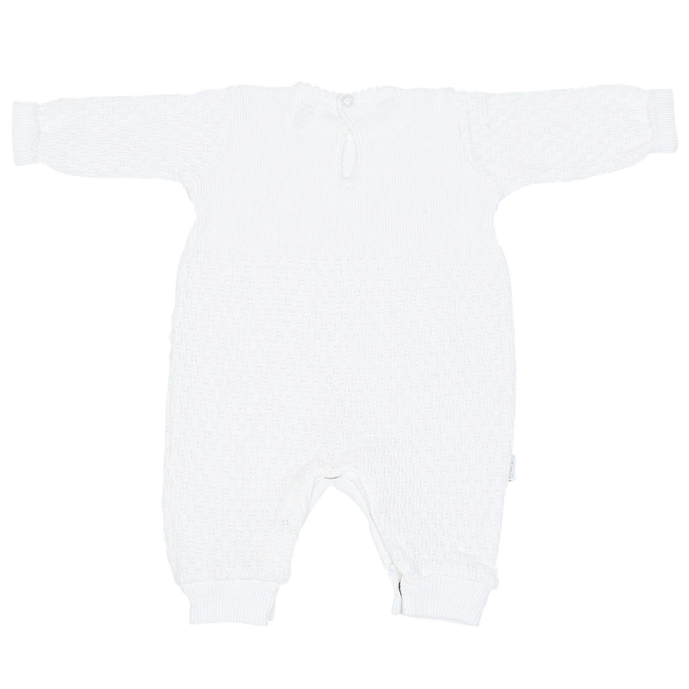 Paty Red Trim Knit Romper