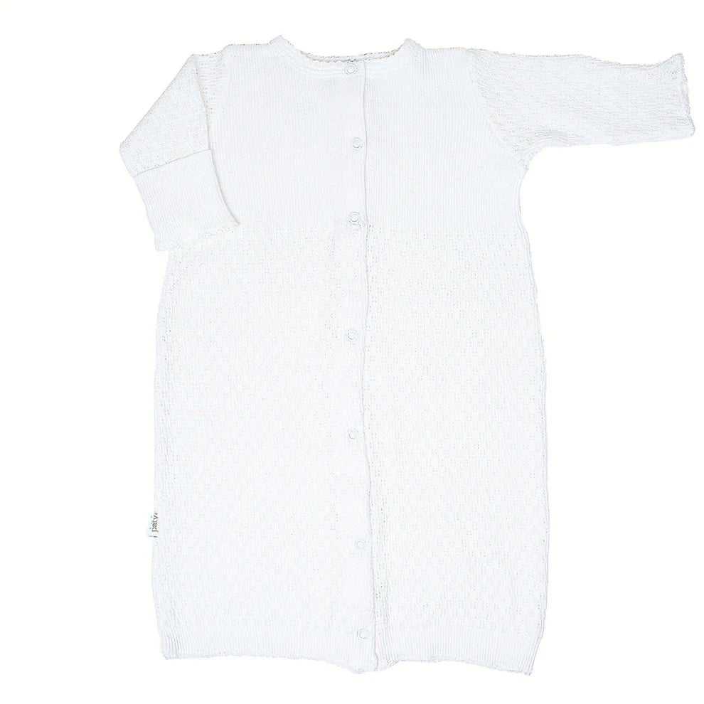 Paty Knit LS - Full Snap Gown