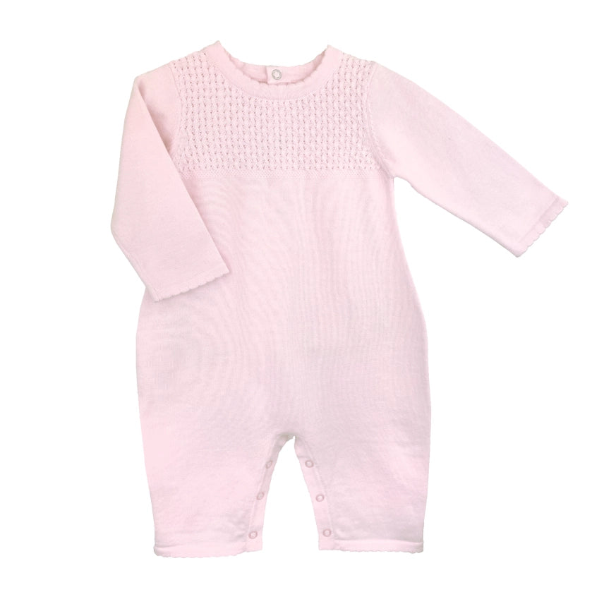 Petit Ami Pink Diamond Lightweight Knit Longall