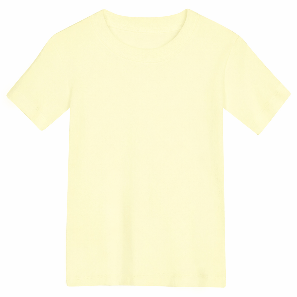 Boy's Pale Yellow Short Sleeve Tee