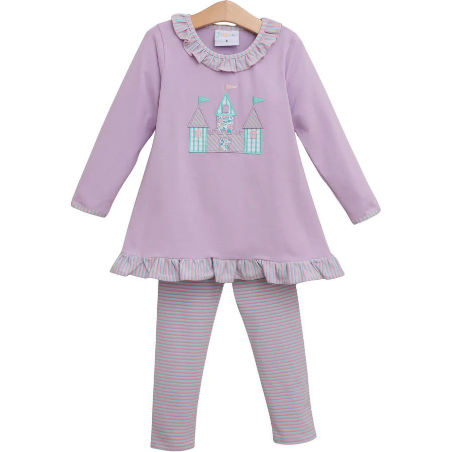 Princess Palace Ruffle Pants Set